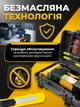 Двухпоршневой автомобильный воздушный компрессор с витым шлангом в кейсе, мощный насос для накачивания шин - изображение 3