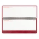 Планинг настольный датированный 2027 Leo Planner Persona 252741 30х14 см 128 листов бордовый - изображение 9