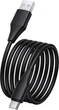 Кабель Hoco X124 Bien silicone charging data cable Type-C Black (6942007664424) - изображение 4