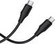 Кабель Hoco X124 Bien 60W silicone charging data cable C to C Black (6942007664448) - зображення 2