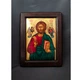 Писаная греческая икона Иисуса Христа Вседержителя 18×23 см - изображение 1