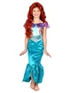 Карнавальний костюм Аріель Русалоньки для дівчаток Ariel the Little Mermaid синій зелений, розмір 5 - 6 років (109 - 126 см)) - зображення 2