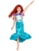Карнавальний костюм Аріель Русалоньки для дівчаток Ariel the Little Mermaid синій зелений, розмір 5 - 6 років (109 - 126 см)) - зображення 3