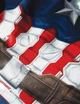 Карнавальний костюм Captain America для хлопчиків червоно-біло-синій, один розмір - зображення 2