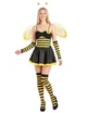 Жіночий карнавальний костюм бджоли чорно-жовтий, розмір M/L - зображення 1
