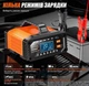 Інтелектуальний Зарядний Пристрій FOXSUR 12V/24V 20A/10A для Акумулятора Автомобіля, Мотоцикла, AGM, GEL, LiFePO4, з Режимом Відновлення та Десульфатації - изображение 7