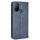 Чохол-книжка Deexe Retro Style для OnePlus Nord N100 - Blue - зображення 7