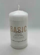 Свічка парафінова інтер'єрна циліндрична Basic Canndles Collection 50х100 мм Біла, 150 г - зображення 3