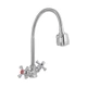 Смеситель для кухни Lidz Lamb 274F двухвентильный с гибким изливом LDLAM274FCRM35074 Chrome - изображение 1