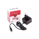 Блок питания для Микро ПК Raspberry Pi для Raspberry Pi 4 5В/3А USB-C чорный (SC0754) (SC0754/SC1412) - изображение 3