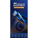 Кабель мультимедийный HDMI M to HDMI M 5.0m braided HD140 black Ugreen (80405) - изображение 2