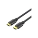 Кабель мультимедійний HDMI M to HDMI M 20.0m 1080p60Hz cotton braided black Vention (ALLBQ) - зображення 1