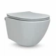 Подвесной безободковый унитаз VBI Vulcano Tornado light grey matt VBI-020421 - изображение 1