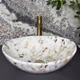 Умывальник VBI Parma S накладной 36x27 см marble white glossy VBI-011031 - изображение 6