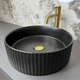 Умывальник VBI Brindisi M накладной 40x40 см black matt VBI-014104 - изображение 1