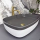 Умывальник VBI Forenza накладной 50x37 см grey white matt VBI-016108 - изображение 2