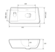 Умывальник VBI Cupi L подвесной 36x22 см white VBI-015627 - изображение 5