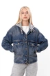Жіноча джинсова куртка з капюшоном NoBrand S Синій (p-20918-252164) - зображення 1