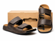 Шлепанцы кожаные мужские COZMO M Velcro Brown 43 - изображение 7