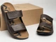 Шлепанцы кожаные мужские COZMO M Velcro Brown 43 - изображение 8