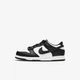Кроссовки детские Nike Dunk Low Retro Panda Ps 28 Чорно-білий CW1588-100 - изображение 1