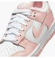 Кроссовки детские Nike Dunk Low Gs White/Pink 38.5 IF6172-100 - изображение 7