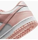 Кроссовки детские Nike Dunk Low Gs White/Pink 38.5 IF6172-100 - изображение 8