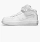 Кроссовки подростковые Nike Force 1 Mid Le (Ps) 30 Білий DH2934-111 - изображение 1