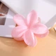 Крабик-зажим Hawaiian flower ANbeauty заколка для волос 8 см Пудровый (AN0103785) - изображение 3