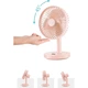 Вентилятор Jisulife Desktop small fan 01 Pink - изображение 3