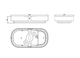 Светильник светодиодный аварийный акумуляторный MAXUS MBH 6W 6500K IP65 Emergency Evacuation WH Oval - изображение 4