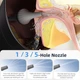 Іригатор для промивання вух Ear Wax Removal Kit W12 (10 насадок) Чорний - зображення 5