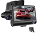 Автомобильный видеорегистратор XH202/319 3 камеры 170° Full HD ночное видение циклическая запись с камерой заднего вида - изображение 2