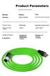 Патч-корд BOSENDE BSD-M12D Cat 6a M12 D-код - RJ45 экранированный гибкий 2 м (BSD-M12D-02) - изображение 3