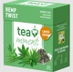 Чай зелений Tea Moments Hemp Twist Конопляний Твіст 20 пірамідок по 1.8 г з лемонграсом та коноплею - зображення 1