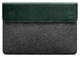 Чехол-конверт BlankNote для MacBook 14″ кожа + фетр зеленый Crazy Horse 52089 - изображение 2