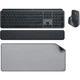 Комплект (клавіатура + миша + килимок) Logitech MX Keys for Business UA Graphite + Desk Mat Studio Series Mid Grey (MX920-010933) [176476] - зображення 1