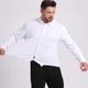Классическая мужская рубашка с длинным рукавом SlimFit, белая, размер XL/2XL - изображение 4