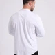 Классическая мужская рубашка с длинным рукавом SlimFit, белая, размер XL/2XL - изображение 5