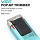 Электробритва VGR V-357 аккумуляторная водостойкая с триммером 2 насадки USB Type-C - изображение 5