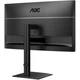 TFT 27" AOC , IPS, 120Hz, VGA, HDMI, DP, USB-hub, HAS, Pivot, колонки, чорний (27E4U) - зображення 5