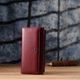 Жіноче портмоне ST Leather для карт з натуральної шкіри бордове з кишенею для телефону 56466 - зображення 11