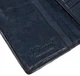 Женский винтажный кожаный кошелек Ashwood из натуральной кожи на молнии для карт, вертикальный, синий 66724 - изображение 5