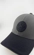 Мужская Бейсболка TOMMY HILFIGER Фулка Стретчевая Темно-Серая с Черным Козырьком, Закрытая Кепка на Резинке (Котон) L/XL (59-60 см) - изображение 3
