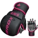 Рукавиці RDX Inc для ММА штучна шкіра L/XL рожеві - зображення 2