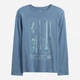 Підлітковий лонгслів для хлопчика GAP 901387814 140 см Синій (1159850276) - зображення 1