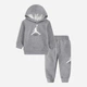Детский теплый спортивный костюм (худи + штаны) Nike Jordan 27128451 74-80 см Серый (1161037084) - изображение 1