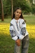 Вишиванка для дівчинки Trend Гусочки 104 Білий (SOLDGUSB) - изображение 6