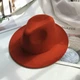 Капелюх Федора унісекс зі стійкими полями FeltHat теракотовий - зображення 3