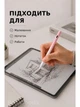 Універсальна сенсорна ручка-стілус для планшетів та смартфонів IOS/Android/Windows (рожевий з білим) - зображення 4